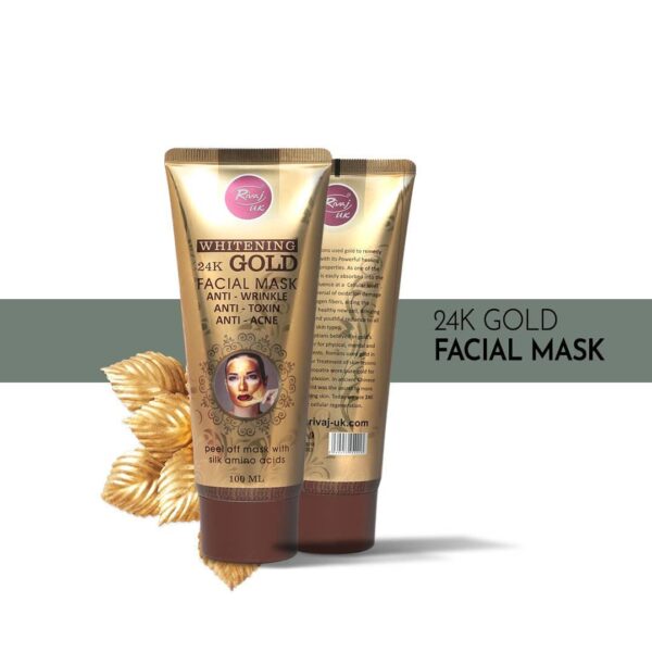 Rivaj UK 24K Gold Whitening Facial Mask - (100ml)
