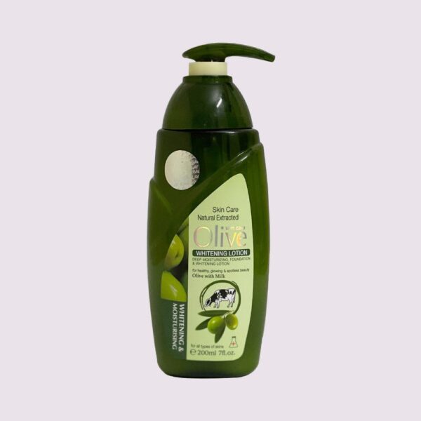 Skin Care Olive Whitening and Moisturizing Lotion 200ml - Image 5