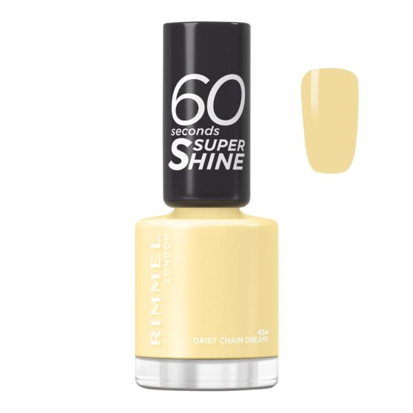 Rimmel London 60 Second Super Shine Nail Polish, 454 Daisy Chain Dreams - Image 2