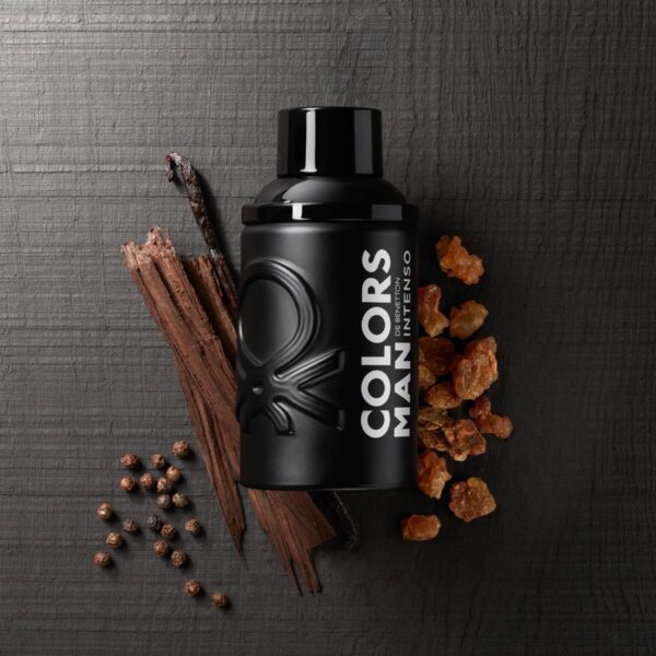 UNITED COLORS OF BENETTON Benetton Colors Black Intense Men 3.4 Oz EDP 100ML: - Image 4