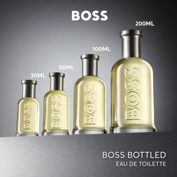 Hugo Boss Bottled Eau de Toilette – Woody Men's Cologne 100ML: - Image 3