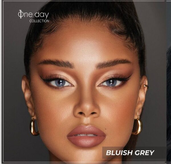 Bella One Day Bluish Gray Contact Lenses.