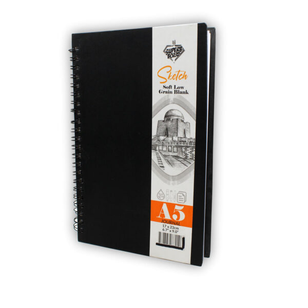 Superb Board Journal Hard Binding Spiral Sketchbook A5. - Image 6