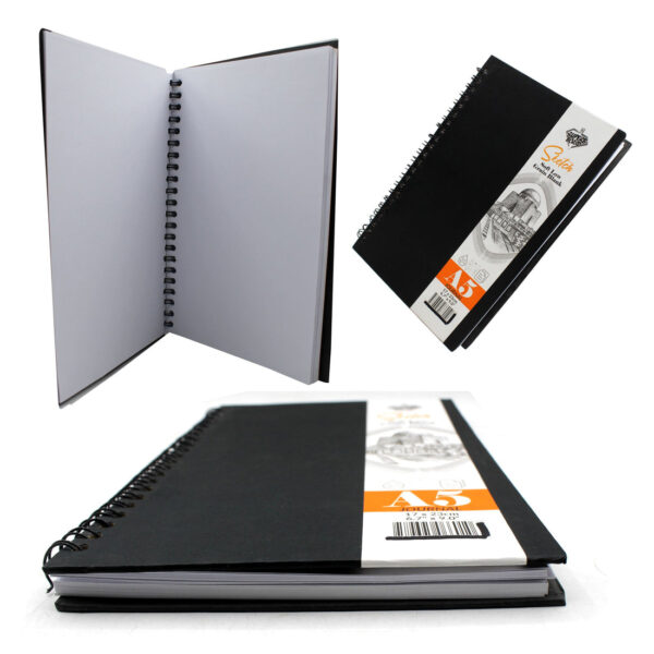 Superb Board Journal Hard Binding Spiral Sketchbook A5. - Image 4