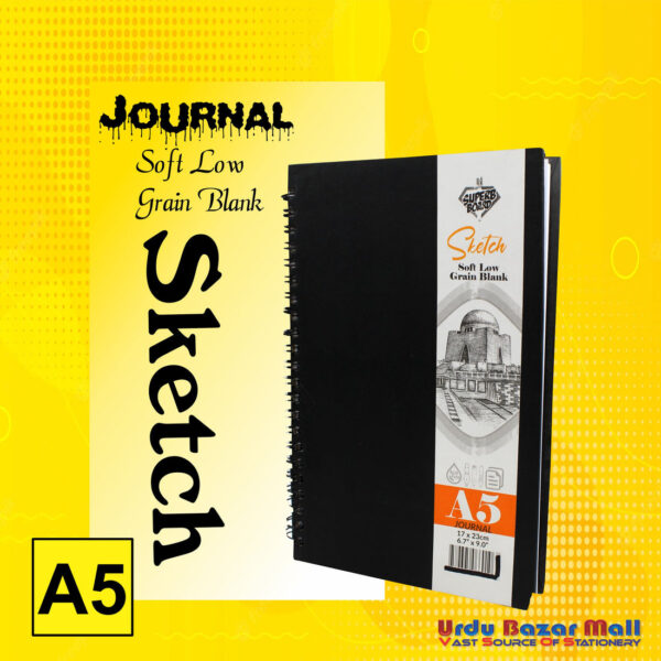 Superb Board Journal Hard Binding Spiral Sketchbook A5. - Image 2