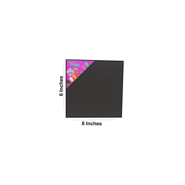 Black Canvas Board for Painting Available In Different Sizes. - Image 2