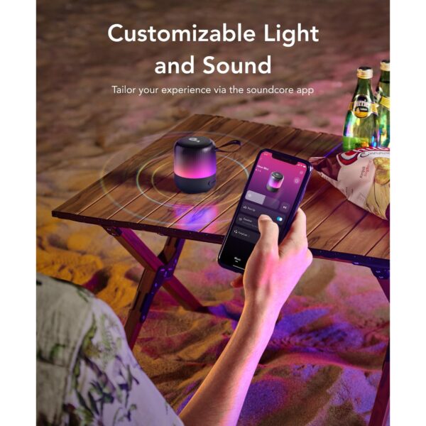 SoundCore Glow Mini Portable Bluetooth Speaker. - Image 4
