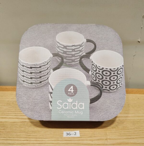Geometric Coffee Ceramic Coffee Mug(Item Code:36-2):