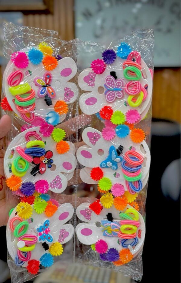 Girls Hair Accessories Set with Elastic Ties Hair Band Buckle Hairpin Hair Claw Birthday Gift for Girls Teens.
