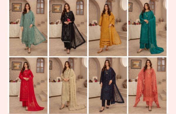 Jashan By Zara Meer Lawn (Un Stitched) 3 Piece, Vol 173, New Collection 2025. - Image 16