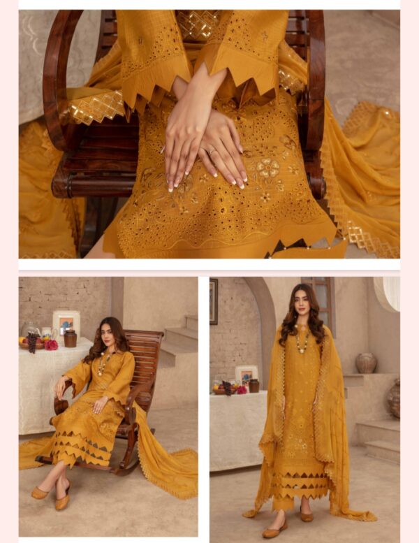 Jashan By Zara Meer Lawn (Un Stitched) 3 Piece, Vol 173, New Collection 2025. - Image 15