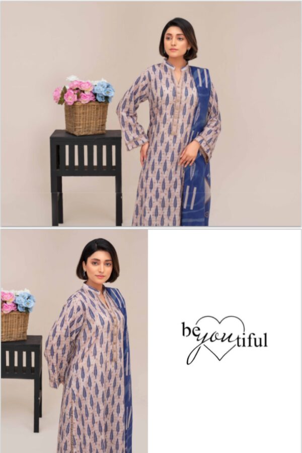 ISHQ MURSHAD BY RANG RIAZ VOL 03 UNSTITCHED 3PC LAWN SUIT NEW COLLECTION 2025 - Image 11
