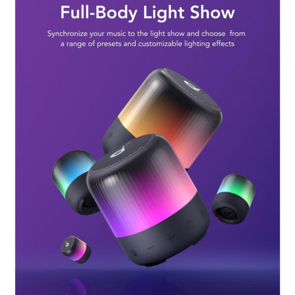 SoundCore Glow Mini Portable Bluetooth Speaker. - Image 3