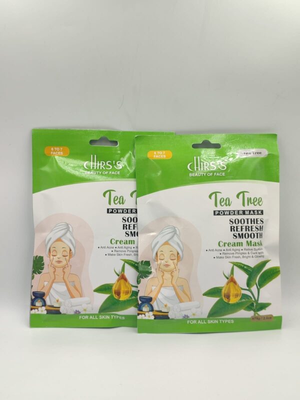 Chirs's Tea Tree Powder Mask Soothes Refresh And Smooth Skin 75 g. - Image 3