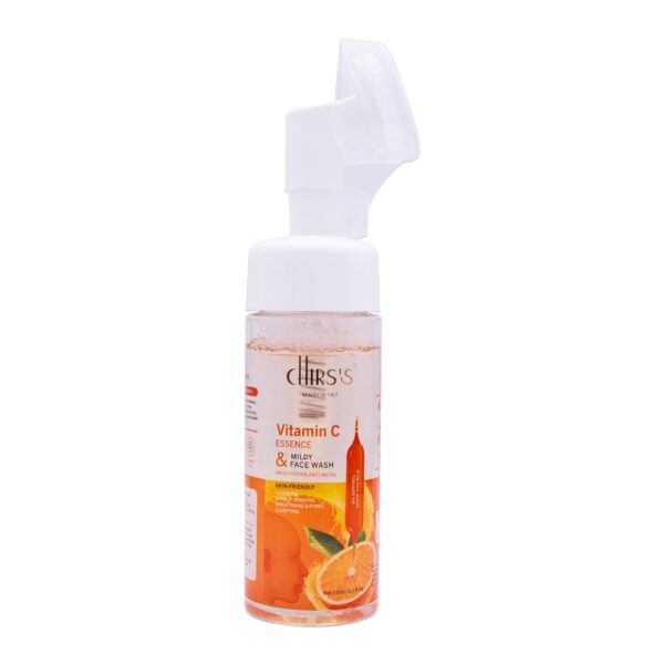 Chirs's Vitamin C Face Wash, Brightening And Anti Aging Cleansing Mouse, 150 ML. - Image 3