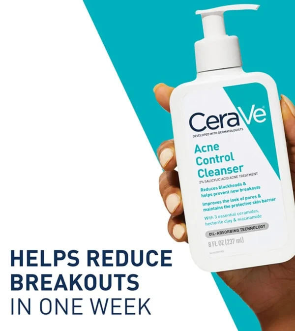 CeraVe Acne Control Cleanser 236 ML: - Image 6