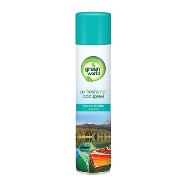 Green World Mountain Lake Air Freshener, Room Spray, 300 ML.