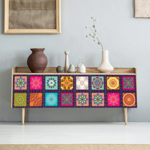 12 PCS Home Decor Tile Stickers Self Adhesive - Image 4