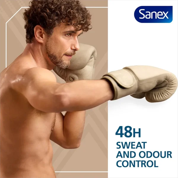 Sanex Men Active Control Antiperspirant Deodorant Spray, 48 hour sweat protection, anti-odour, long-lasting dryness, freshness, 200 ml. - Image 4