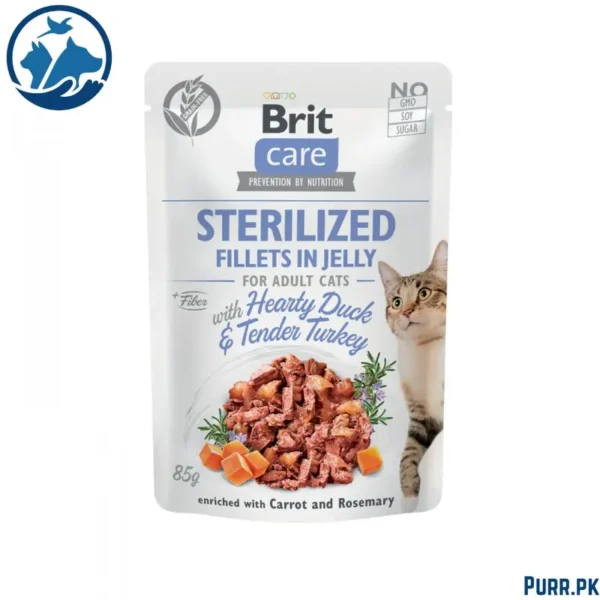 Brit Care Cat Pouch Sterilized, in 4 Different Flavors, 85 g. - Image 4