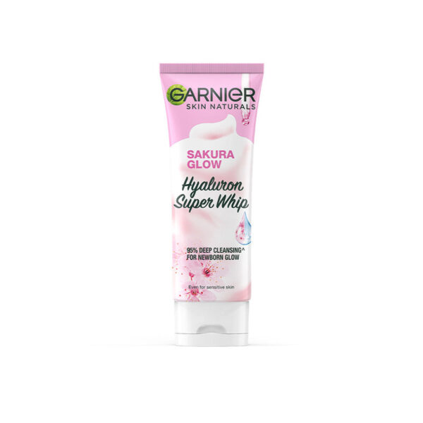 Garnier Sakura Glow Hyaluron Super Whip Foam 100 ml.