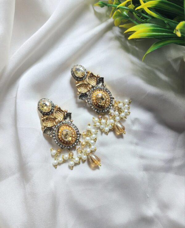 Casting Made Earrings Exclusive By Unique Fancy Jewellery. - Image 6