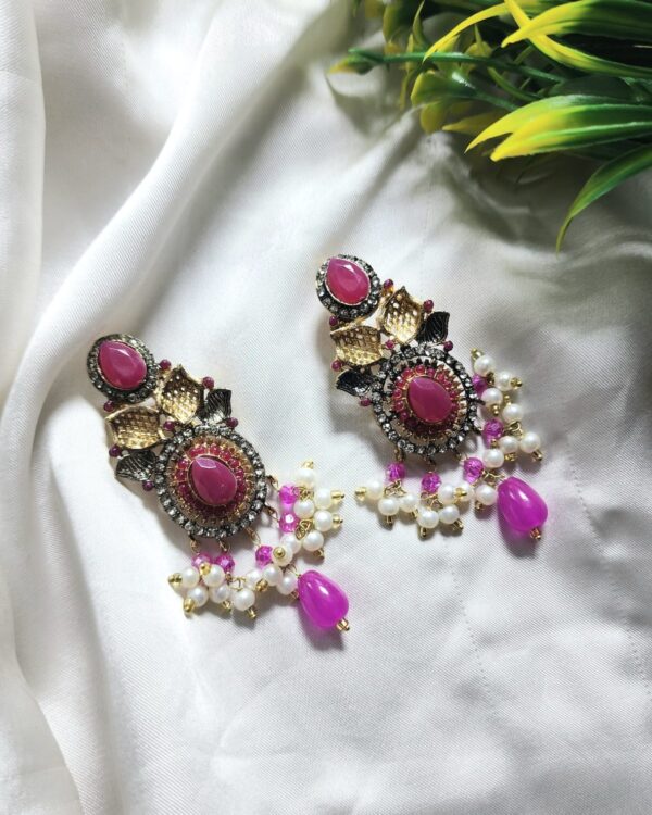 Casting Made Earrings Exclusive By Unique Fancy Jewellery.