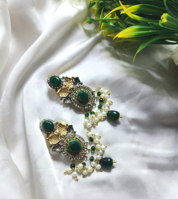 Casting Made Earrings Exclusive By Unique Fancy Jewellery. - Image 4