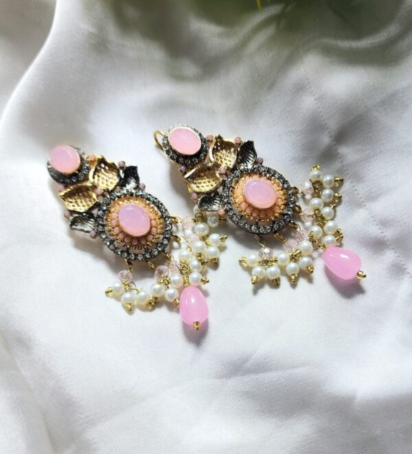 Casting Made Earrings Exclusive By Unique Fancy Jewellery. - Image 2