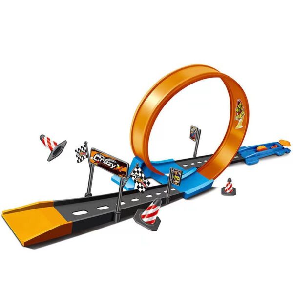 Ejection Single Tracking Set, Circuit Speedway Playset, High-Speed Powered Loop, Single Tracking Car For kids. - Image 2