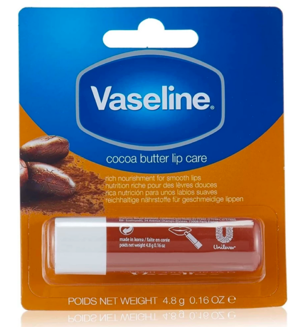 Vaseline Lip Balm, Lip Care Stick, Cocoa Butter And Rosy Flavor, 4.8 g. - Image 4