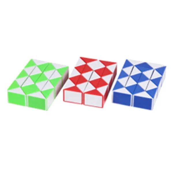 Snake Speed Cube, Puzzle Fidget Cube Toy Twisty Puzzle Twist Magic Ruler Cube Gifts - Image 4
