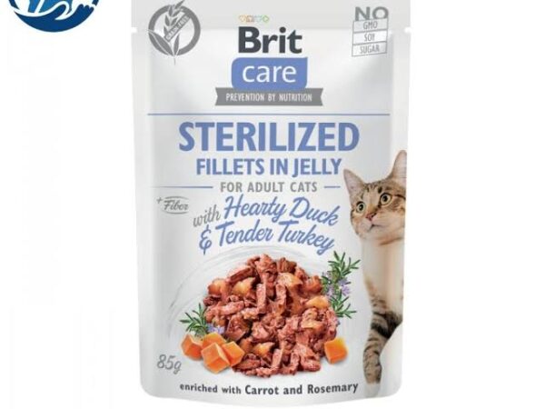 Brit Care Cat Pouch Sterilized, in 4 Different Flavors, 85 g. - Image 5