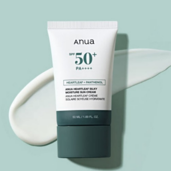 2 in 1 Anua Heartleaf Silky Moisture Sun Cream 50 ml + 10 ml. - Image 2