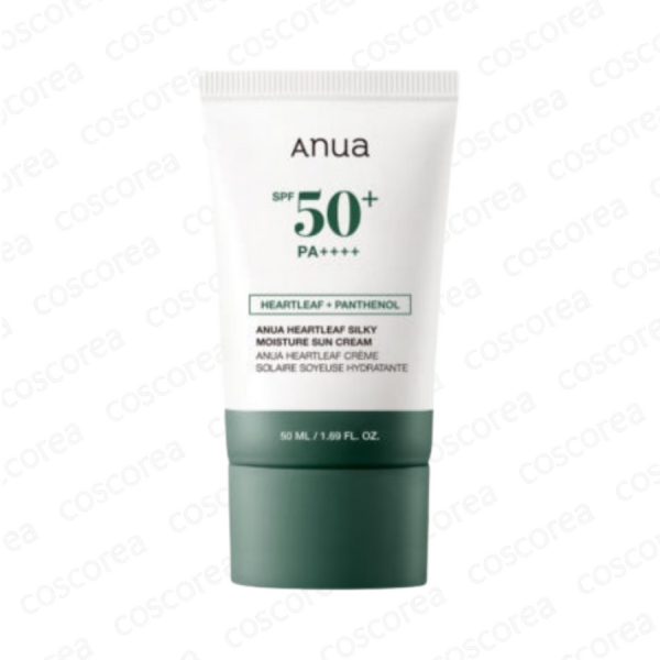 2 in 1 Anua Heartleaf Silky Moisture Sun Cream 50 ml + 10 ml. - Image 3