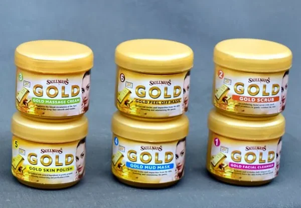 SkillMans 6 in 1, 24 K Gold Facial Kit. - Image 3