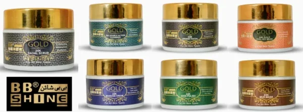 BB Shine 24 K Gold Facial 125 g, For All Skin Types. - Image 2