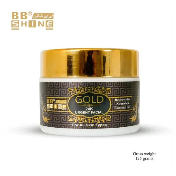 BB Shine 24 K Gold Facial 125 g, For All Skin Types. - Image 3