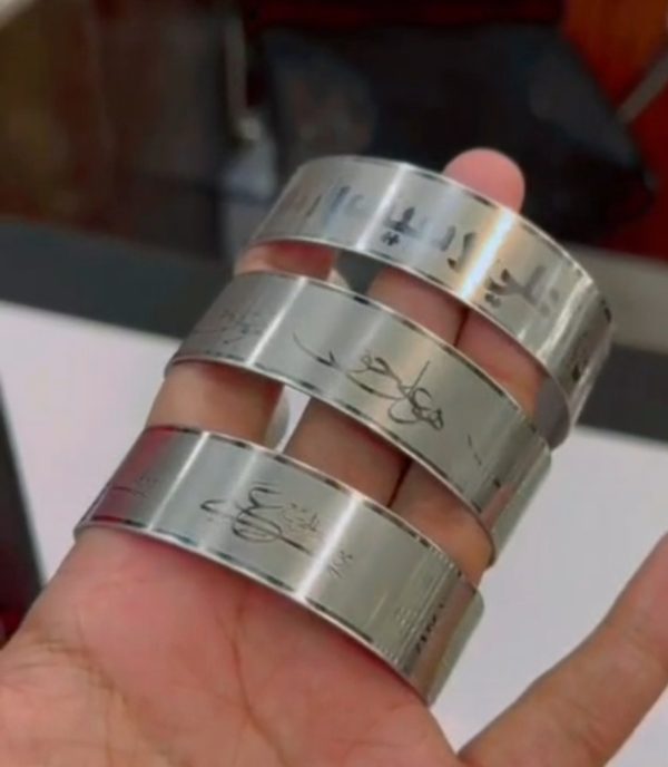 Premium quality Silver Bracelet, Cuff Bangle For Men And Women. - Image 5