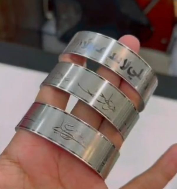 Premium quality Silver Bracelet, Cuff Bangle For Men And Women. - Image 3