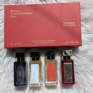 Maison Francis kurkdjian Paris perfume gift set, 4 × 35 ml.