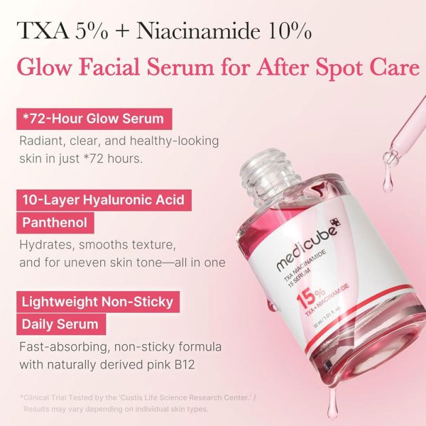 Medicube TXA Niacinamide 15 Serum, Brighten, Hydrate And Even Out Skin Tone, 30 ml. - Image 4