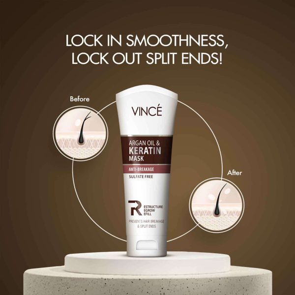 Vince Anti Breakage Argan Oil & Keratin Mask - Image 4