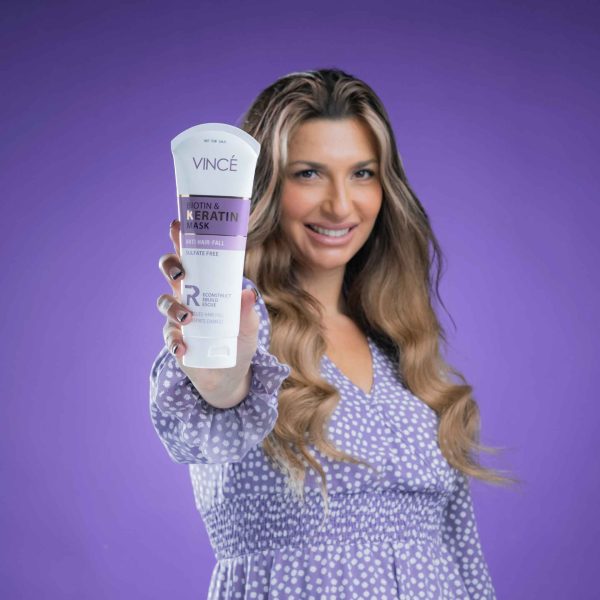 Vince Biotin And Keratin Mask, Anti Hair Fall, For Silky Smooth Hair. - Image 4