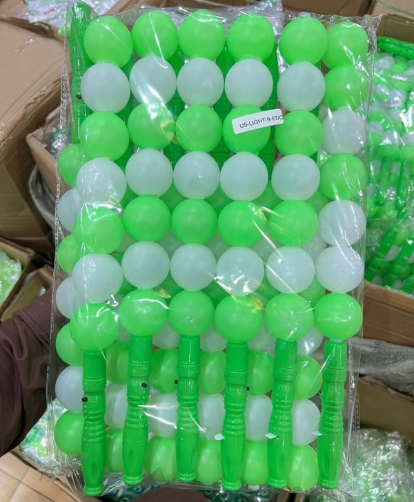 Glowing concert props, fluorescent flashing colorful silver sparkling sticks, cheering toys, LED light sticks - Image 3