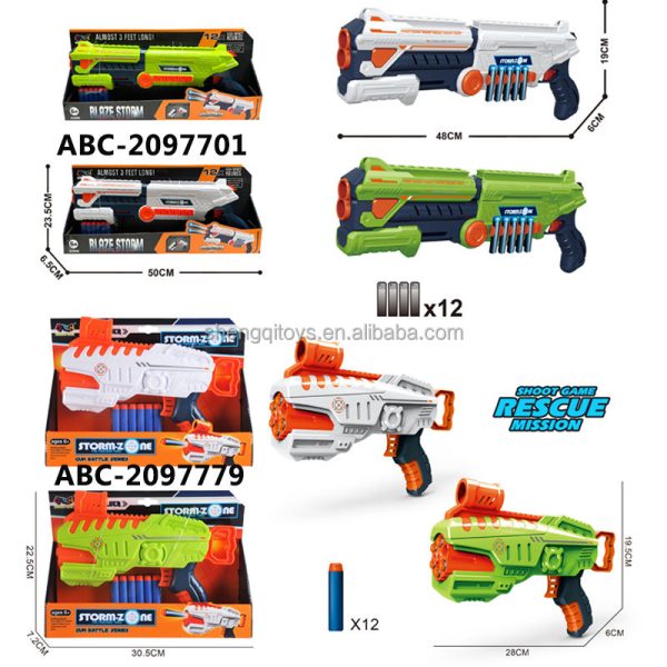 Safety Shooting Games Kids Soft Bullet Gun Airsoft EVA Soft Foam Bullets Gun Shooting Training Gun - Image 3