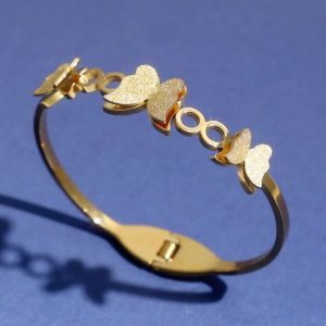 Luxurious Stainless steel Butterfly Bracelet For Women.