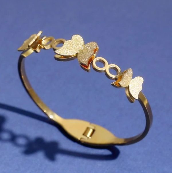 Luxurious Stainless steel Butterfly Bracelet For Women.