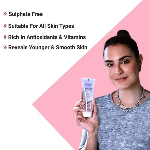 Vince Nutriv Energy Face Wash 120ml - Image 4