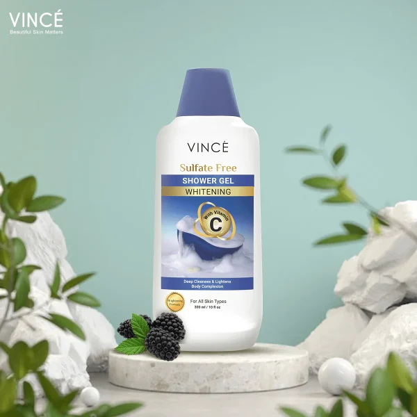 Vince Whitening Shower Gel 300ml - Image 3